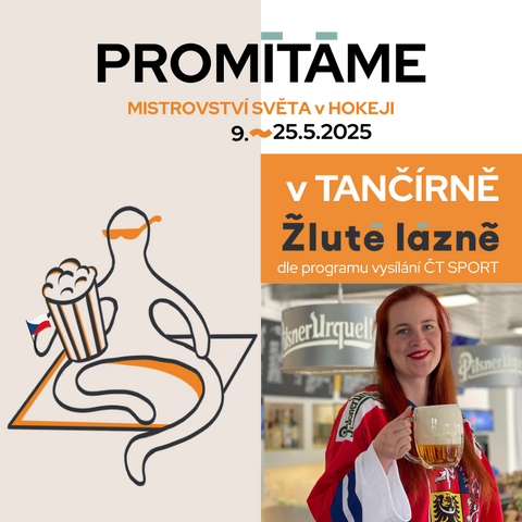 Promítání MISTROVSTVÍ SVĚTA V LEDNÍM HOKEJI!