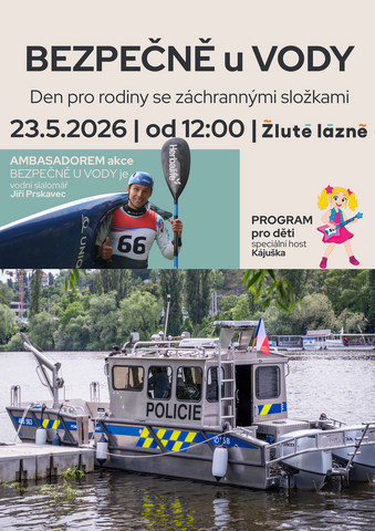 BEZPEČNĚ U VODY - den pro rodiny se záchrannými složkami