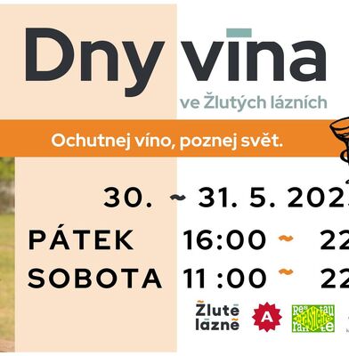 Vinný festival na jaře? Žluté lázně nabídnou ochutnávky vína z celého světa 