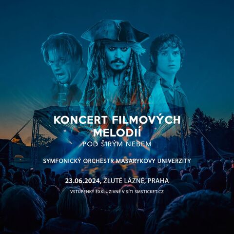 Koncert filmových melodií pod širým nebem