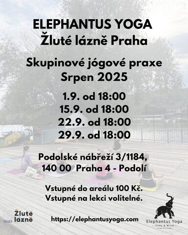 ELEPHANTUS YOGA ve Žlutých lázních 